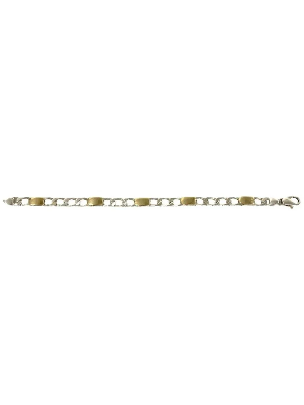 Tiffany & Co Vintage Figaro Chain Bracelet Silver
